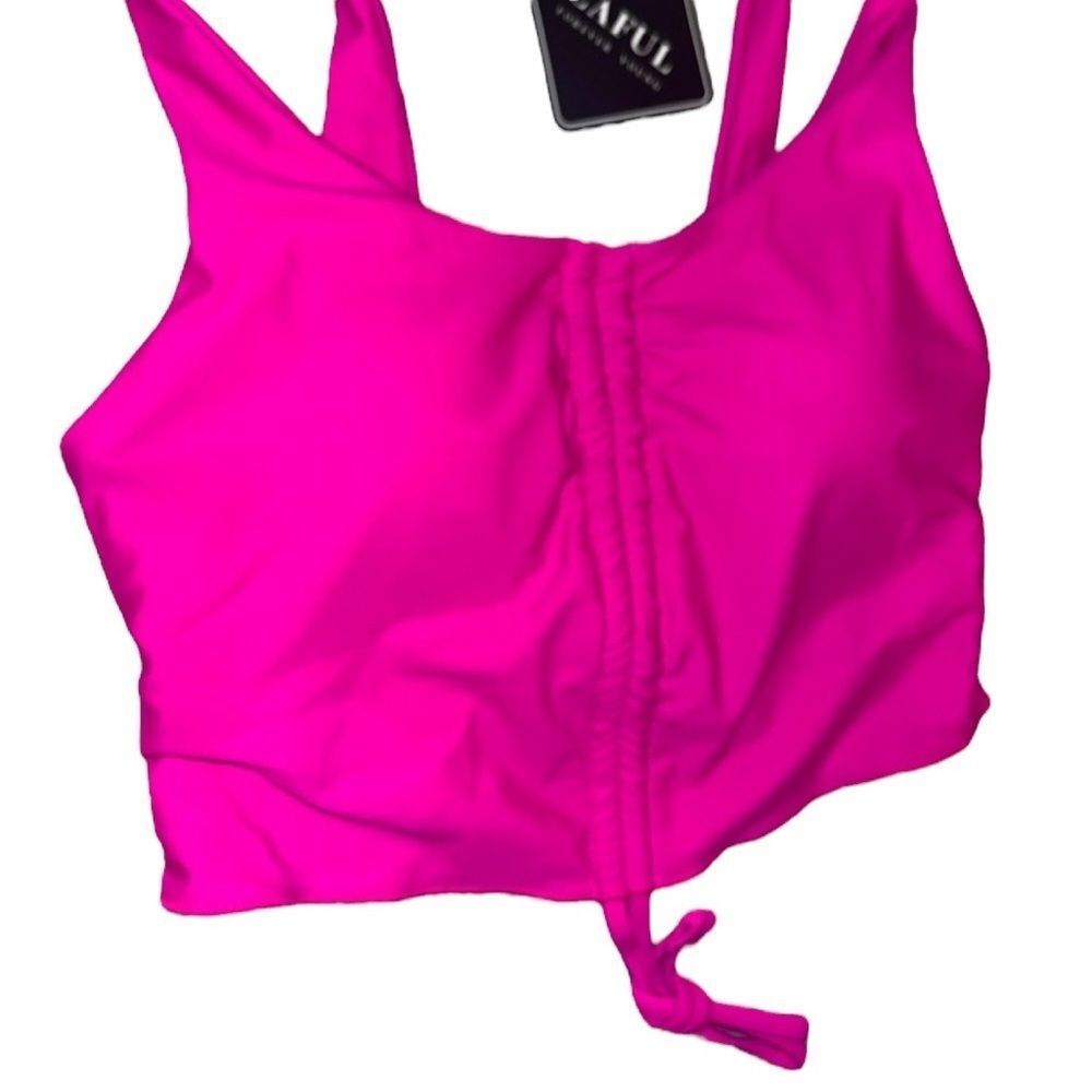 Zaful Hot Pink Bikini Top - Picture 5 of 7